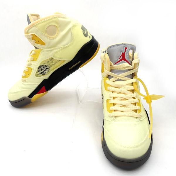 Nike Off White Air Jordan 5 Sp Retro ジョーダン 5 セイル 29cm Dh8565 100 メンズファッション 中古 Archery 通販 Yahoo ショッピング
