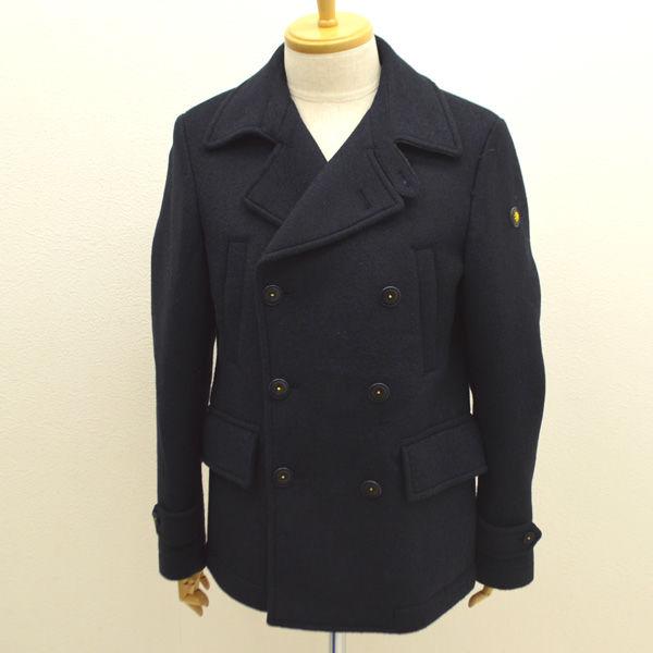 MANUEL RITZ / マニュエル・リッツ ◆Pコート/ショート丈/ネイビー/サイズ46（S) 2332H8318 173725 メンズ 【古着】 【中古】 MANUEL RITZ / マニュエル・リッツ Pコート/ピーコート/ショート丈