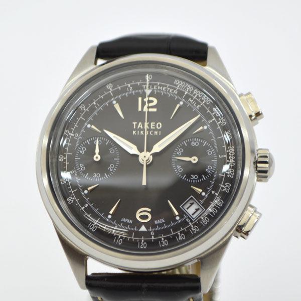 Takeo Kikuchi タケオキクチ クロノグラフ メンズ 腕時計 クォーツ レザーベルト Tkj9 ブランド 中古 Archery 通販 Yahoo ショッピング