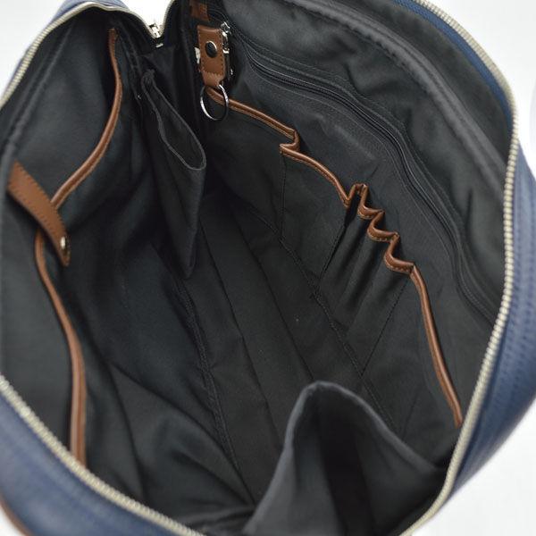 Guionnet ギオネ ビジネスバッグ ブリーフケース レザー ネイビー ブラウン メンズファッション 中古 Archery 通販 Yahoo ショッピング