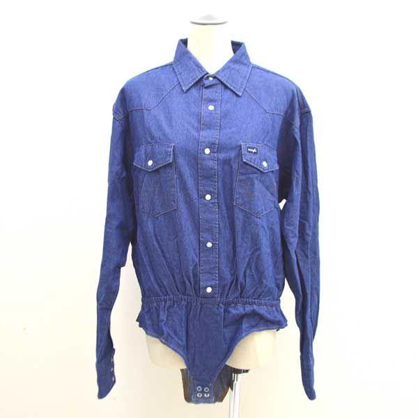 BONUM×wrangler / ボナム×ラングラー ◆デニムシャツ/ロンパース/インディゴ/フリーサイズ 19-050-092-3009-1-0 【レディース/ガールズ/LADY/女性/婦人】  レディースファッション  [0220392056] BONUM×wrangler / ボナム×ラングラー デニムシャツ/ロンパース