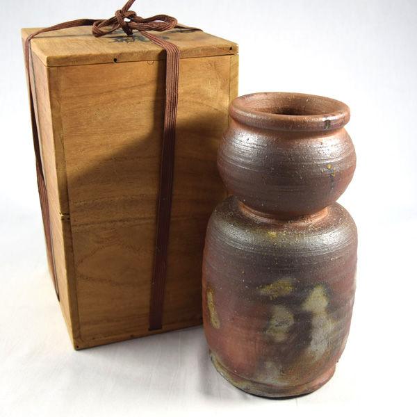 備前焼 榊原学作 花器備前焼/作家もの 花瓶 ギフト 中古 備前焼 榊原学作 花器備前焼/作家もの 花瓶 ギフト 中古