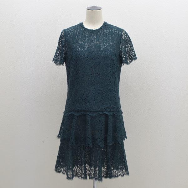 Chanel シャネル ワンピース レース グリーン ココマーク 半袖 Size 38 ブランド 中古 Archery 通販 Yahoo ショッピング