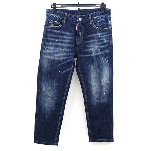Dsquared2 ディースクエアード デニムパンツ ペイント ダメージ加工 インディゴ W32 S74la0651 S メンズ 中古 Archery 通販 Yahoo ショッピング