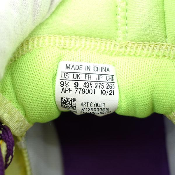 Adidas アディダス バスケットシューズ バッシュ デイム 8 Dame 8 イエロー パープル 箱付き 27 5cm Gy03 メンズ 中古 Archery 通販 Yahoo ショッピング