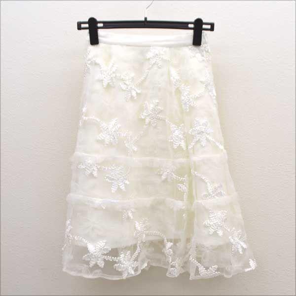 chesty フラワーレーススカート size0 chesty フラワーレーススカート size0