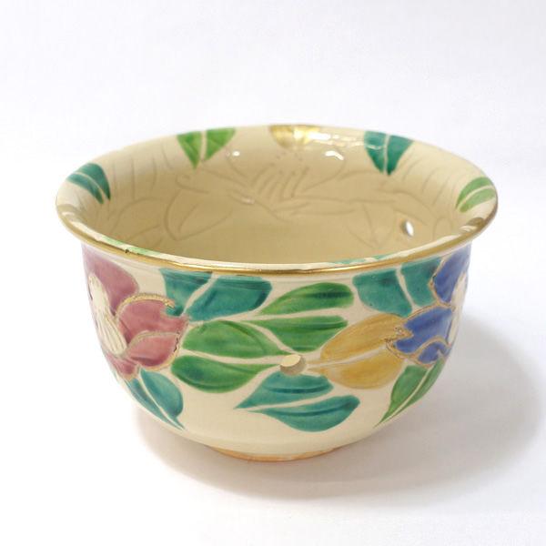 たち吉 清水焼 和食器たち吉/清水焼 透かし色彩菓子器 ギフト 未使用