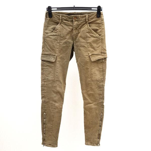 J BRAND　/　ジェギンス  カーゴパンツ/裾ジップ/スキニー/カーキ/サイズ27 レディースファッション 中古