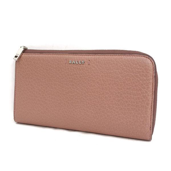BALLY / バリー ◆L字ファスナー長財布/SABY/サビィ/レザー/ピンク 【財布/サイフ/ウォレット/wallet/】 レディースファッション【中古】 [0220477574] Bally（バリー） L字ファスナー長財布/SABY/サビィ/レザー/ピンク