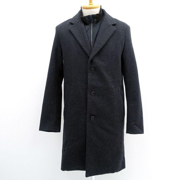 LACOSTE / ラコステ ◆ブロードクロス ウィンターコート/2WAY/中綿/グレー/サイズXS BH9650 メンズファッション 【中古】 LACOSTE（ラコステ） ブロードクロス ウィンターコート/2WAY/中綿