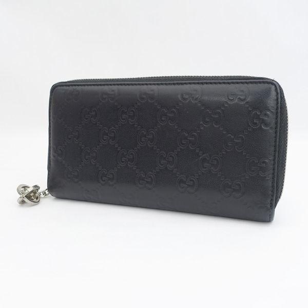 GUCCI / グッチ グッチシマ ラウンドファスナー ウォレット チャーム  