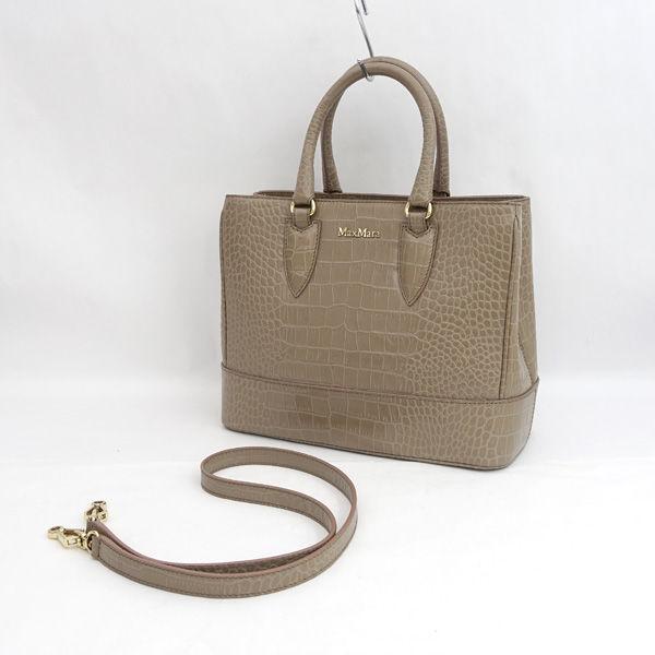 Max Mara / マックスマーラ 2wayバッグ/牛革/クロコ型押し 14-51 Max Mara / マックスマーラ 2wayバッグ/牛革/クロコ型押し 14-51