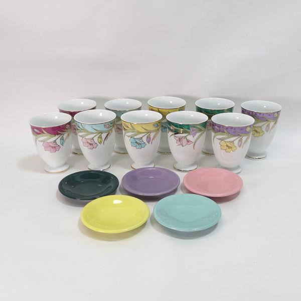 YUMI KATSURA   洋食器桂由美/フリーカップ(10個)プレート(5枚) ギフト 中古