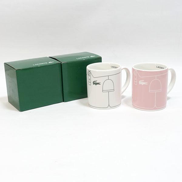 LACOSTE / ラコステ 洋食器ラコステ/ペアマグカップ(白・ピンク 