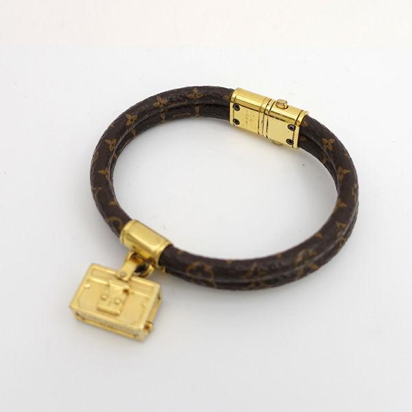Louis Vuitton】ルイヴィトン トランクモチーフ ブレスレット 【公式通販】