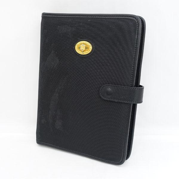 BURBERRY（バーバリー） システム手帳/6穴/ナイロン/ブラック/A5