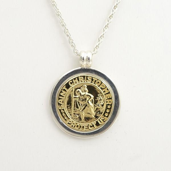 TIFFANY&Co. / ティファニー セントクリストファー コイン ペンダント  