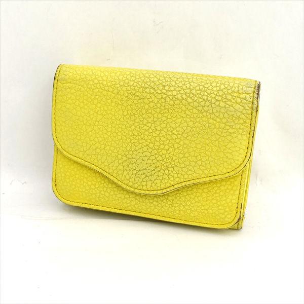PELLE MORBIDA / ペッレモルビダ ◆三つ折り財布/コンパクト/レザー/イエロー 【財布/サイフ/ウォレット/wallet/】 レディースファッション【中古】 [0220501993] PELLE MORBIDA / ペッレモルビダ 三つ折り財布/コンパクト/レザー