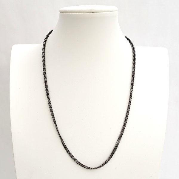 LIDNM / リドム ネックレス/COMBINATION CHAIN NECKLACE/ブラック