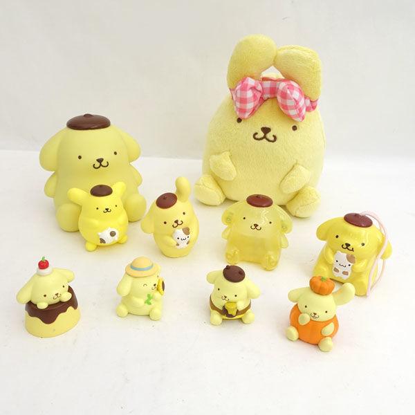 sanrio（サンリオ） ポムポムプリン 貯金箱 ぬいぐるみ ソフビ セット