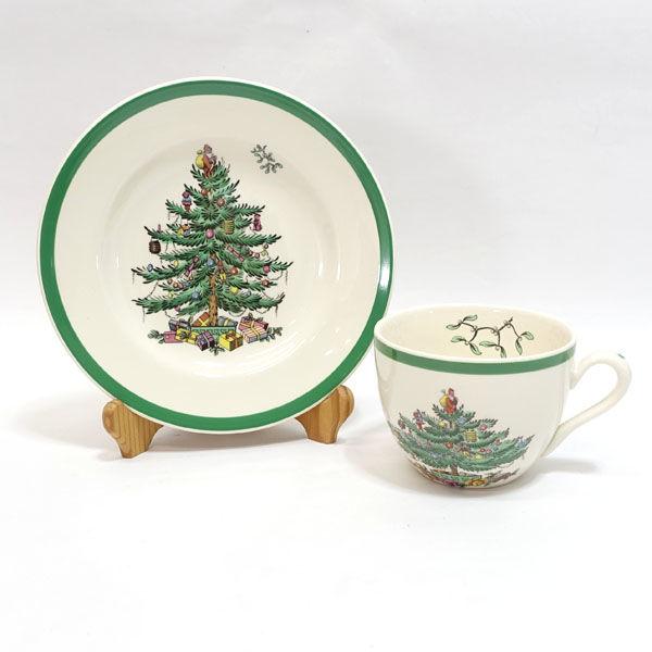 SPOODE 洋食器英国スポード/クリスマス カップ&ソーサー ギフト 中古