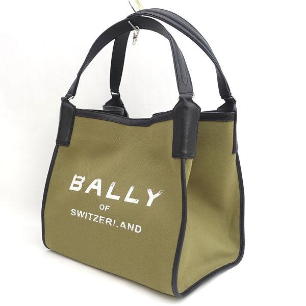 BALLY / バリー ◆トートバッグ/アークル/ARKLE/ロゴ/キャンバス/カーキ MAE036 CO281  メンズファッション 【中古】 Bally（バリー） トートバッグ/アークル/ARKLE/ロゴ/キャンバス/カーキ