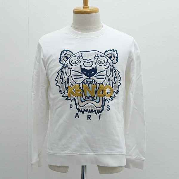 KENZO / ケンゾー スウェット/トレーナー/虎/刺繍/ホワイト/サイズS 