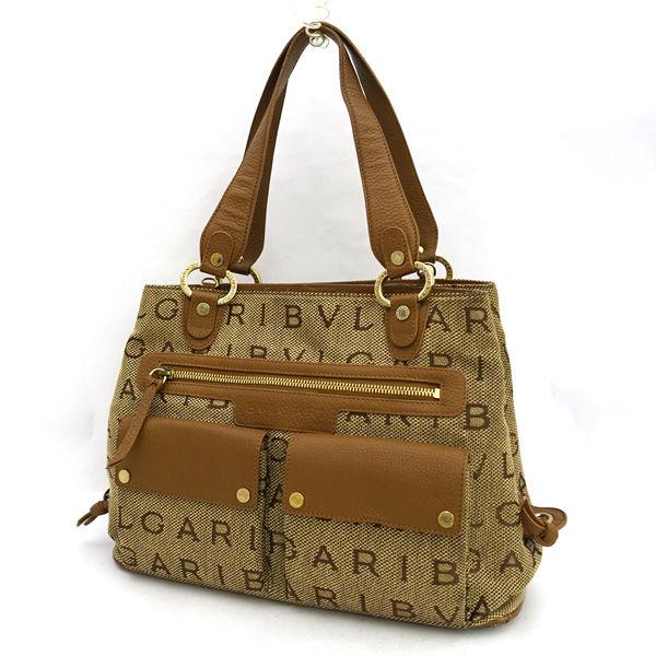 BVLGARI ブルガリ ロゴマニア マキシレッタレ ハンドバッグ BVLGARI（ブルガリ） ロゴマニア マキシレッタ 2WAY キャンバス