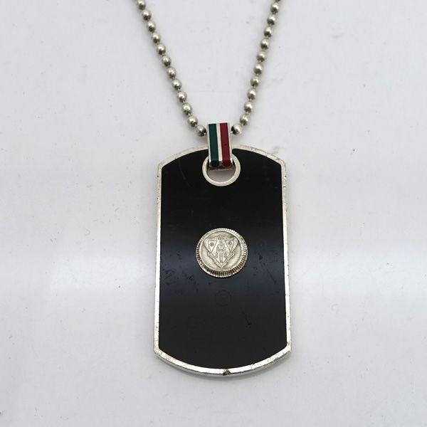 GUCCI（グッチ） クレスト ドッグタグ ネックレス Ag925 ブランド 中古