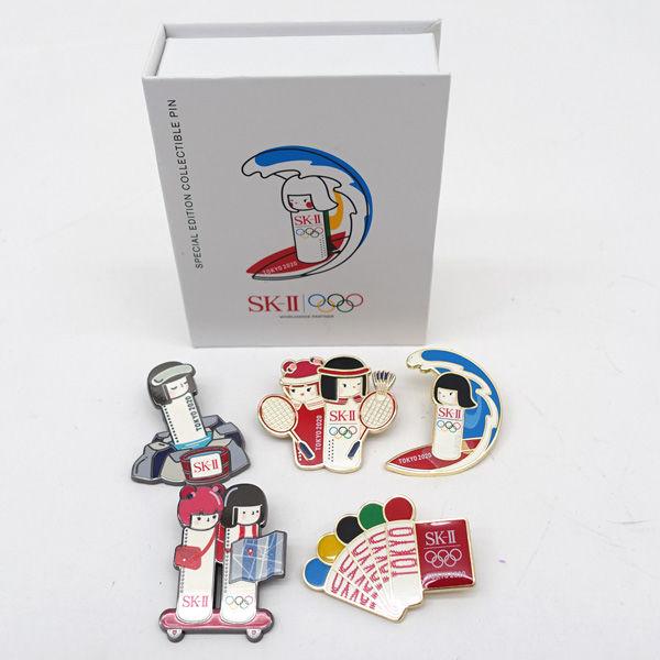 SK-II オリンピック2020 ピンバッジ 5個セット 子供用品 中古