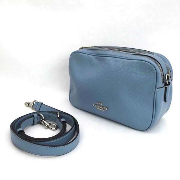 COACH コーチ ダブルジップ ダブルファスナー ショルダーバッグ