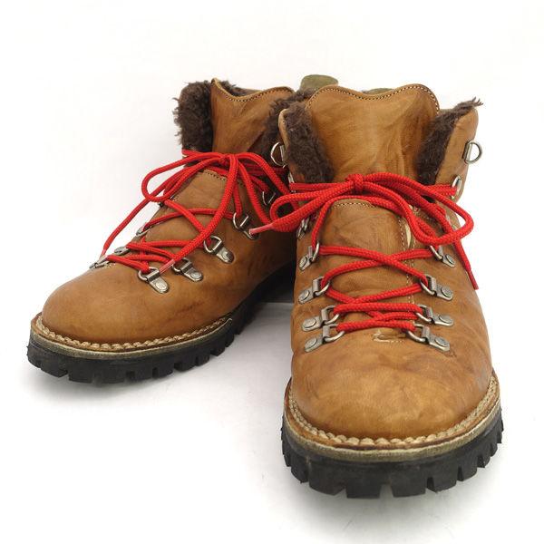 CEBO（セボ） マウンテンブーツ/ボア/レザー/ブラウン/サイズ42 092125