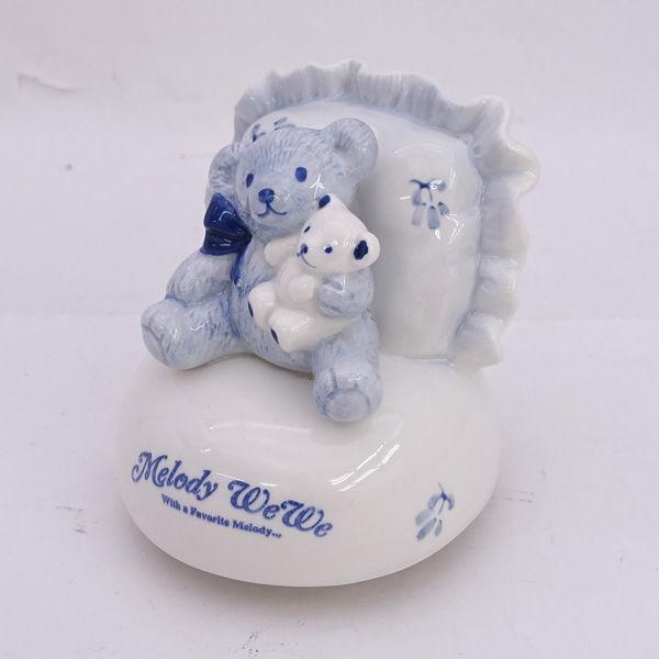 ・メーカー　　：Melody WeWe ・色(柄)の系統：ホワイト ブルー・デザイン　　：オルゴール--------------------商品状態--------------------・ランク　　　：B(使用感やキズなどが見受けられるリ...