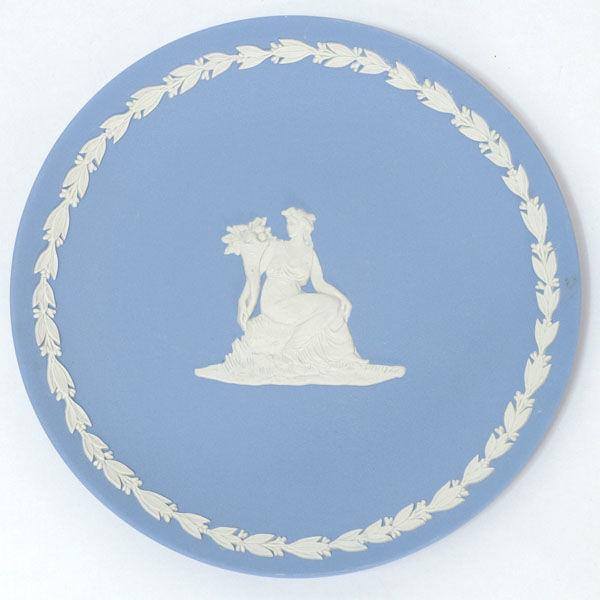 WEDGWOOD / ウェッジウッド   洋食器ウエッジウッド/ジャスパープレート ブルー ギフト 中古