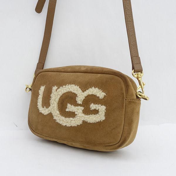UGG / アグ ショルダーバッグ/ポーチ/スエード/ロゴ/ボア