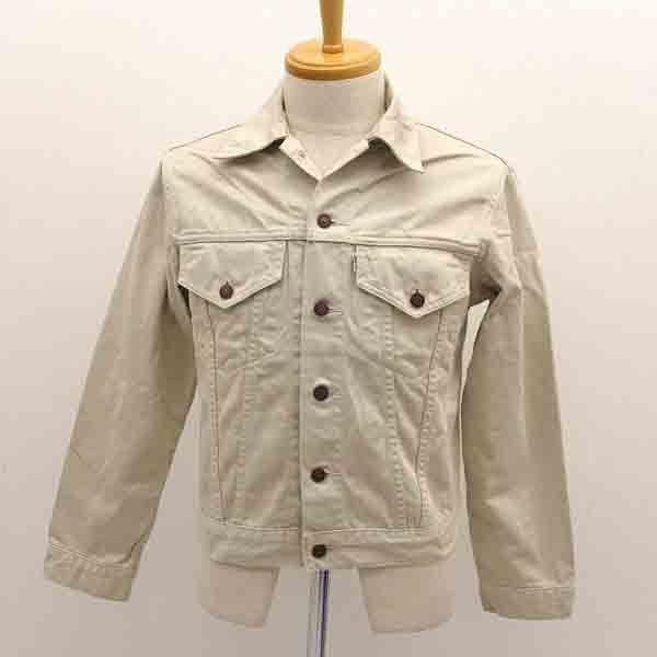 Levis / リーバイス  デニムジャケット/サテンジャケット/ベージュ/サイズ36 70505-30 メンズファッション 中古
