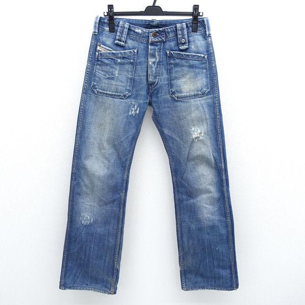 DIESEL（ディーゼル） MOORIX/デニムパンツ/ボタンフライ/ダメージ