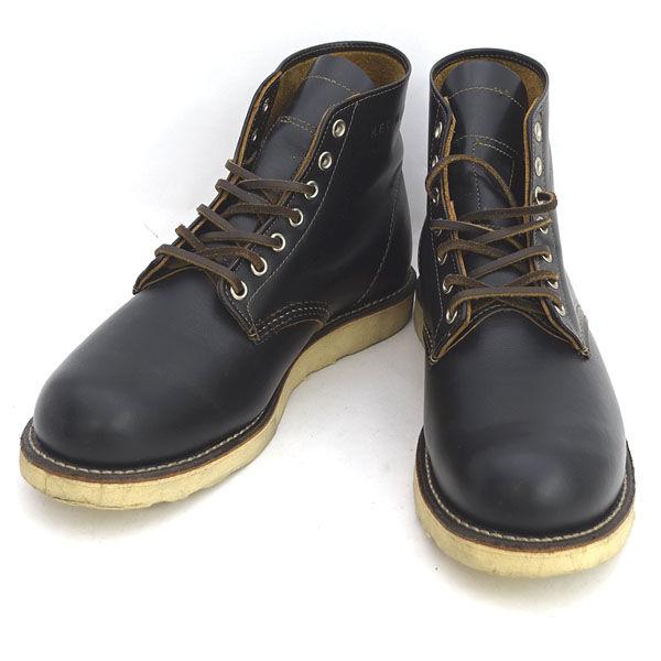 RED WING / レッドウィング ◆アイリッシュセッター/クローンダイク/犬タグ/ブラック/26.5 9870 メンズファッション【中古】 RED WING / レッドウィング アイリッシュセッター/クローンダイク/犬