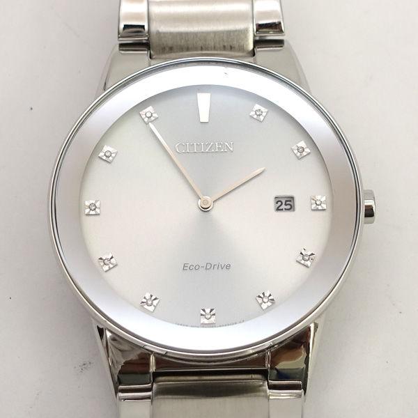 CITIZEN / シチズン ◆エコドライブ スワロフスキー風インデックス ソーラー メンズ 腕時計 稼働品 J165-S086884 【メンズ/MEN/男性/ボーイズ/紳士】【腕時計/うでとけい/ウォッチ】ブランド【中古】 [0220541538] CITIZEN（シチズン） エコドライブ スワロフスキー風インデックス