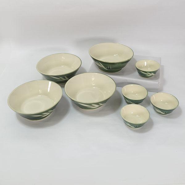 たち吉 和食器たち吉/オールドたち吉 緑釉竹絵八寸揃(大小各4) ギフト
