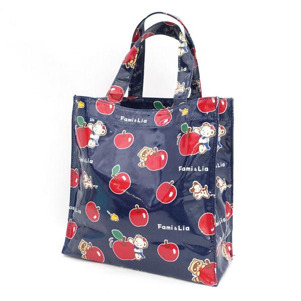 ファミリア（Familiar） トートバッグ/アップル/リンゴ柄/エナメル