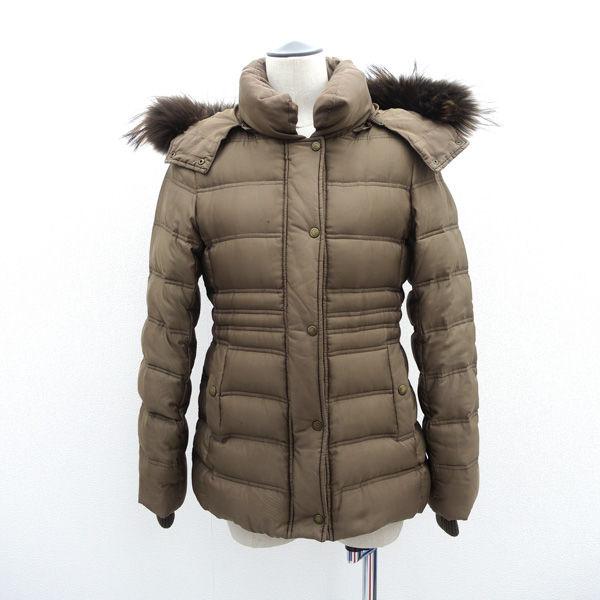 ✨23区 ✨ダウンコート ジャケット ラクーンファー 46 ブラウン 574 フレンチダウン】ラクーンファーフレンチダウンジャケット「D1645」