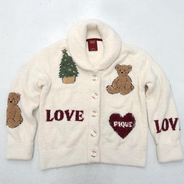 gelato pique（ジェラートピケ） ジャガードショールカーディガン