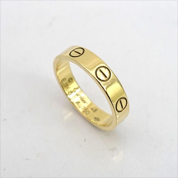 Cartier（カルティエ） ミニ ラブリング 750/K18YG #48 ブランド 中古