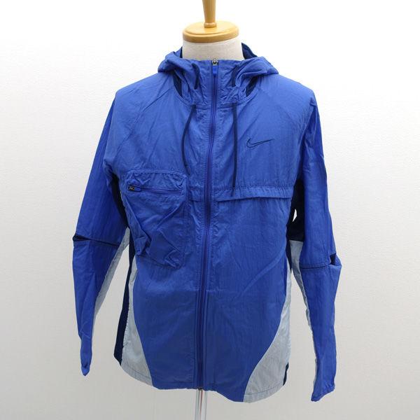 NIKE / ナイキ  PX フーディー ナイロンジャケット/ウィンドブレーカー/ブルー/サイズM DM1047-430 メンズファッション 中古
