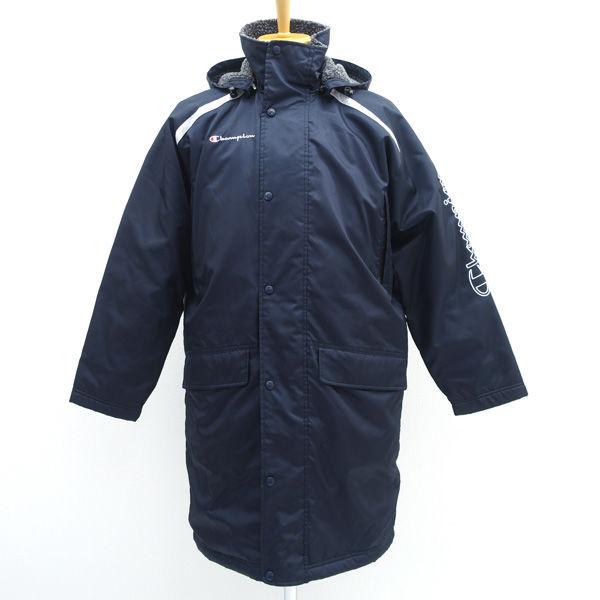 Champion（チャンピオン） 裏ボアベンチコート/フード/ネイビー/サイズ