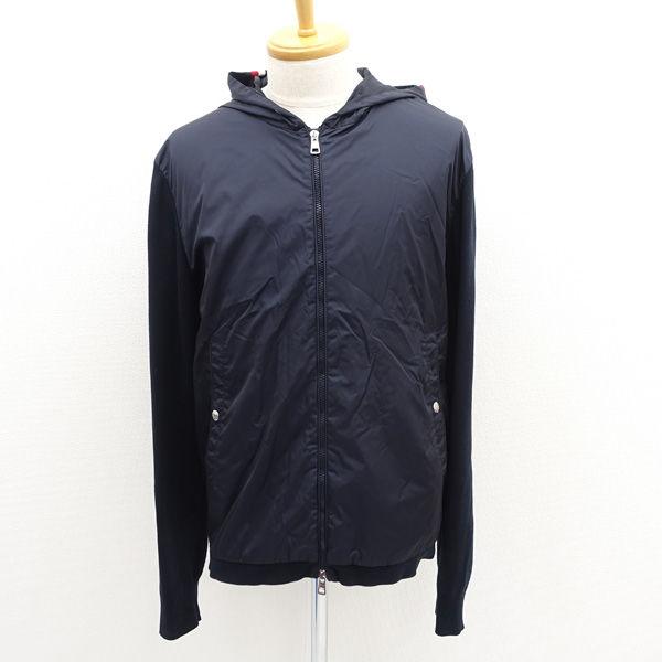 MONCLER(モンクレール)ネイビー パーカー MONCLER（モンクレール） ジップアップパーカー/ナイロン/ネイビー