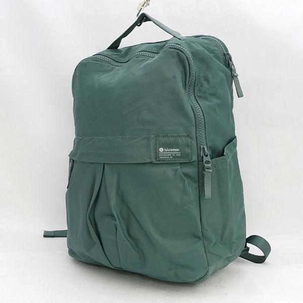 lululemon / ルルレモン  リュック/バックパック/ナイロン/21L/グリーン LU9ALTS レディースファッション 中古