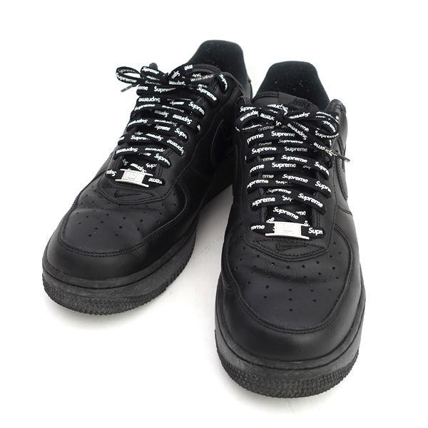 NIKE × Supreme AIR FORCE 1 LOW/エアフォース1 ロー/ブラック/27.5cm