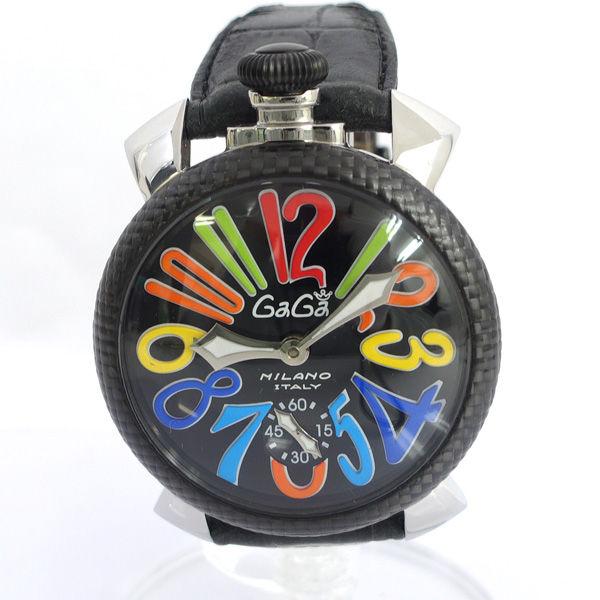GaGa MILANO（ガガミラノ） マヌアーレ カーボン 48mm メンズ